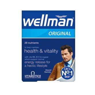 کپسول ول من اورجینال ویتابیوتیکس مخصوص آقایان ۳۰عددی Wellman