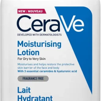 وسیون کرم مرطوب کننده صورت و بدن سراوی Cerave آبرسان قوی پوست خشک و بسیار خشک حجم یک لیتر