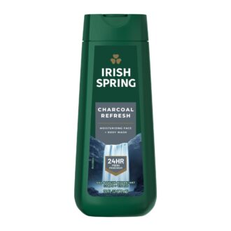 شامپو بدن و صورت آیریش اسپرینگ مدل CHARCOAL REFRESH حجم 591 میل