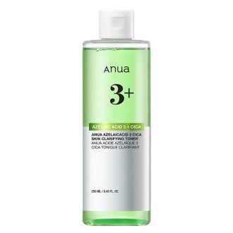 تونر شفاف کننده و تسکین دهنده آزلائیک اسید آنوا Anua Azelaic Acid 3 + Cica 250Ml