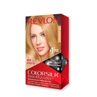 کیت رنگ موی بدون امونیاک رولون شماره 74 بلوند متوسط Revlon Colorsilk
